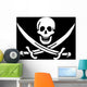 pirate flag pirate flag Wall Mural