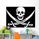 pirate flag pirate flag Wall Mural