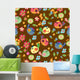 Seamless Cartoon with Color Wall Decal