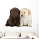 Labrador Retriever Puppies Wall Decal
