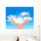 Hands with Bright Sun