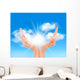 Hands with Bright Sun