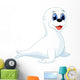 Baby Seal Cartoon Wall Decal