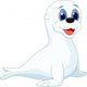 Baby Seal Cartoon Wall Decal