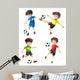 Four Soccer Players Different