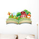 A book with an image of a farm Wall Decal