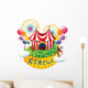 A Carnival Circus Wall Decal