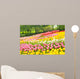 Bed of Tulips in a Garden Wall Mural