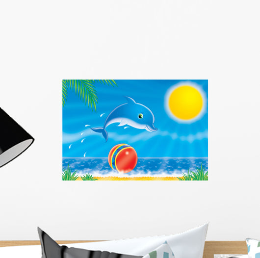 dolphin Wall Mural