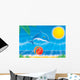 dolphin Wall Mural