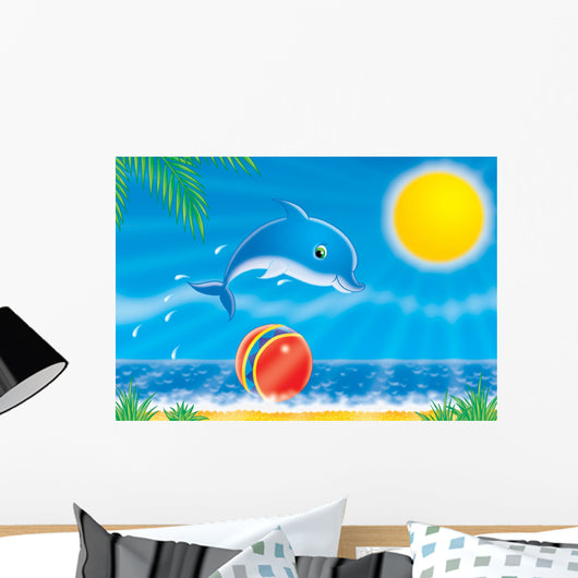 dolphin Wall Mural