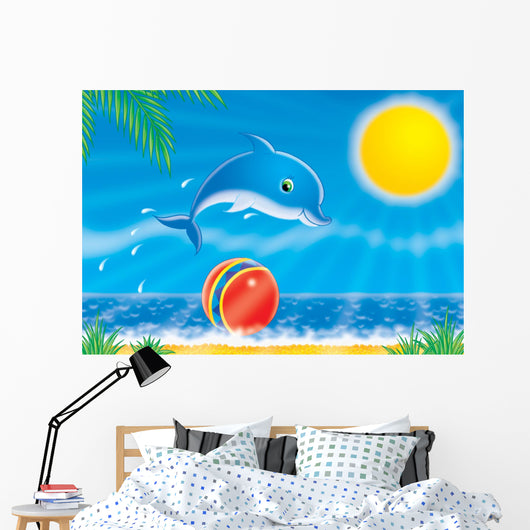dolphin Wall Mural