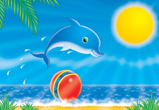 dolphin Wall Mural