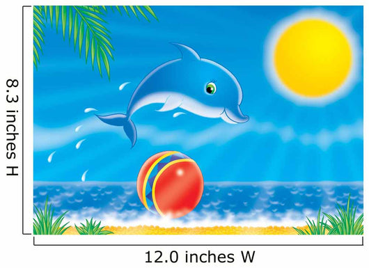 dolphin Wall Mural