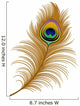 Peacock Feather Wall Decal