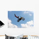 Rider Jumping Motocross Wall Mural