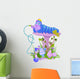 The Blue Caterpillar Wall Decal
