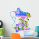 The Blue Caterpillar Wall Decal