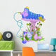 The Blue Caterpillar Wall Decal