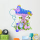 The Blue Caterpillar Wall Decal
