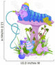 The Blue Caterpillar Wall Decal