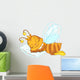 Sleeping bee Wall Decal
