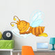 Sleeping bee Wall Decal