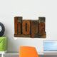 Hope - Letterpress Word Wall Decal