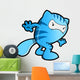 Ninja Warrior Beaver Vector Art Wall Mural