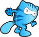 Ninja Warrior Beaver Vector Art Wall Mural