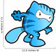 Ninja Warrior Beaver Vector Art Wall Mural