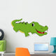 Cute Crocodile Cartoon Wall Decal
