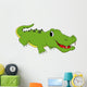 Cute Crocodile Cartoon Wall Decal