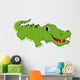 Cute Crocodile Cartoon Wall Decal