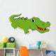 Cute Crocodile Cartoon Wall Decal