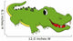 Cute Crocodile Cartoon Wall Decal
