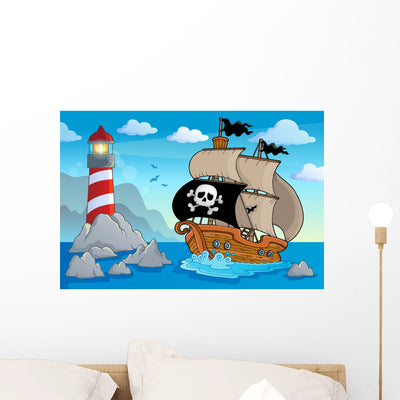 Lighthouse Theme Image 5 shown on a wall