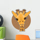 Giraffe Illustration Wall Decal