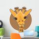 Giraffe Illustration Wall Decal