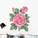 Watercolor roses Wall Decal