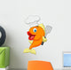 Fish Chef Cartoon Wall Decal
