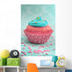 Pink and Blue Cupcake