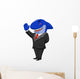 Business Shark Cartoon Wall Decal