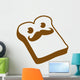 Sir Mustache Toast Wall Mural