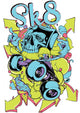 Sk8 Life Wall Decal