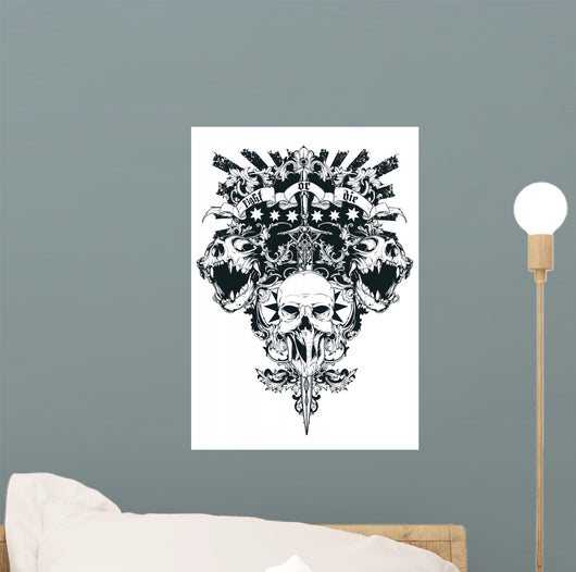 Light or die Wall Decal