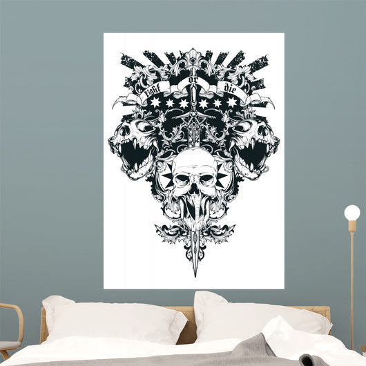 Light or die Wall Decal