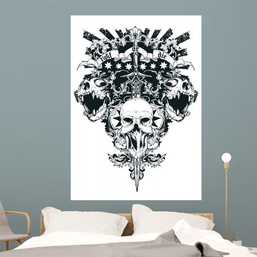 Light or die Wall Decal
