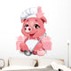 Pig Cook Wall Decal