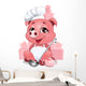 Pig Cook Wall Decal